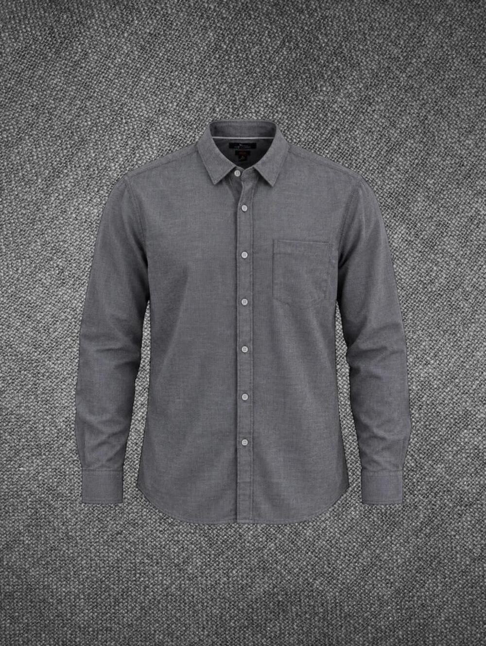Marc Anthony Slim Fit Gray Micro Dot Button Down Shirt M